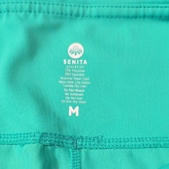 Women's Teal Shorts - Picture 2 of 3